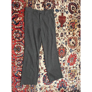 Bogner Men’s Dress Pants EU 76 US 34 Gray Wool Blend Flat Front Lined Made in Cz